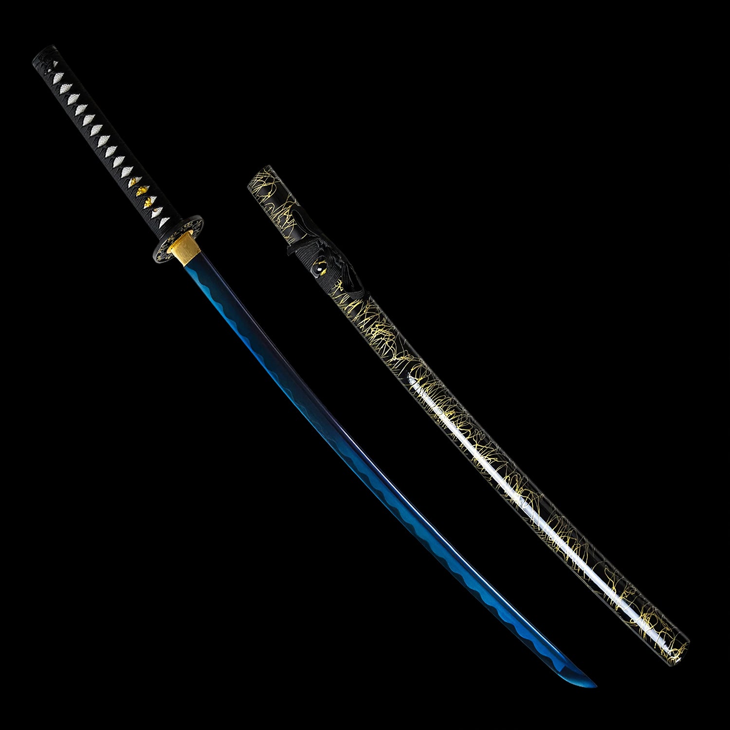 Onikiri Blue Battle Ready Handmade 1045 Steel Samurai Katana Sword