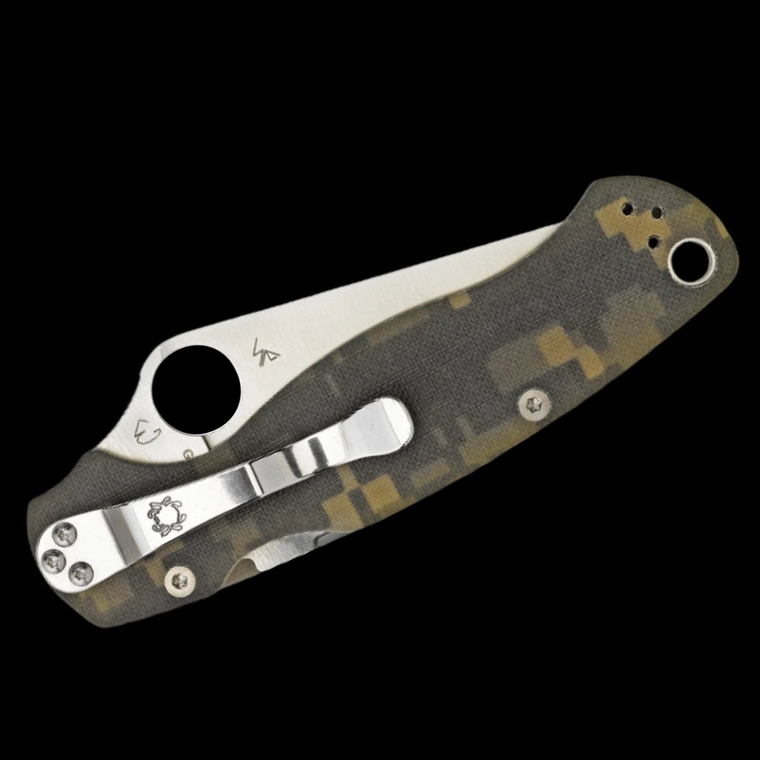 Spyderco Para Military 2 Pocket Knife S45VN Digital Camo G10