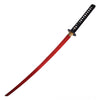 40" Handmade Battle Ready Red Damascus Etched - Katana Sword