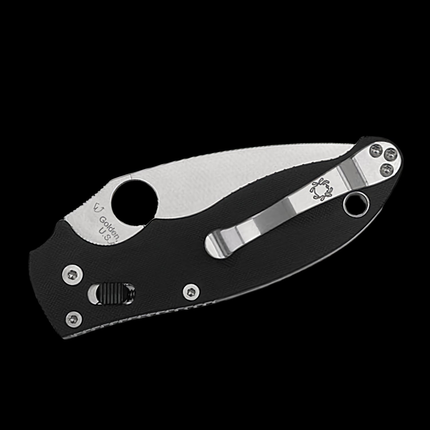 Spyderco Manix 2 Ball Bearing Lock S30V Folder Black G10 Handle