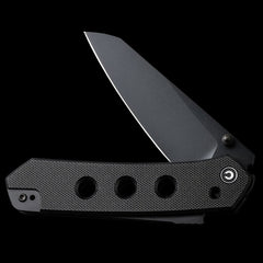 CIVIVI Vision FG Nitro-V Reverse Tanto Superlock Knife Black G10 Handle