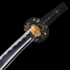 Onikiri Phoenix Battle Ready Handmade 1045 Steel Samurai Katana Sword Black