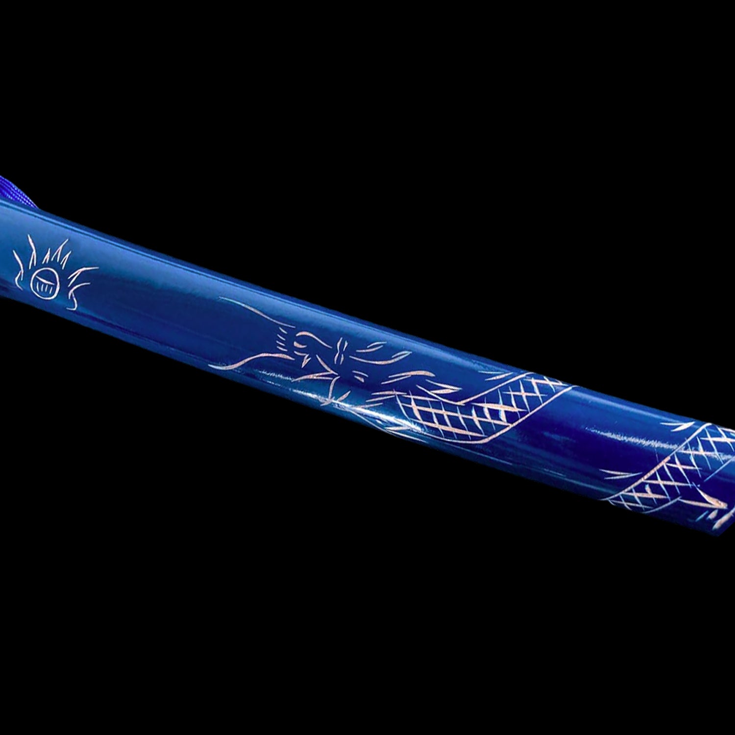 Blue Dragon Collectible Display Katana Sword (dull blade)