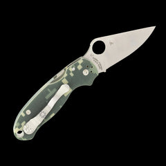 Spyderco Para 3 Pocket Knife S45VN Camo G10 Handle