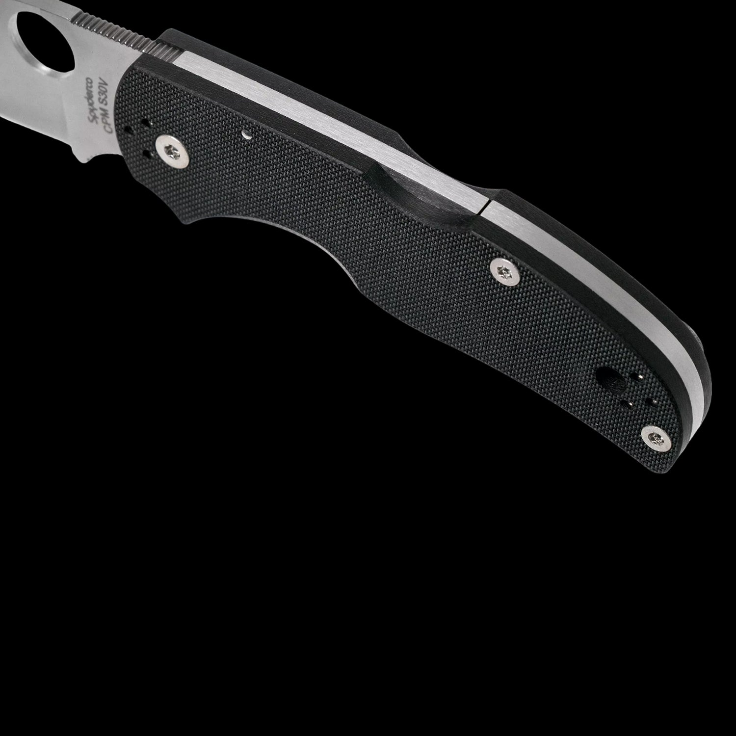 Spyderco Native 5 Pocket Knife S30V Black G10 Handle