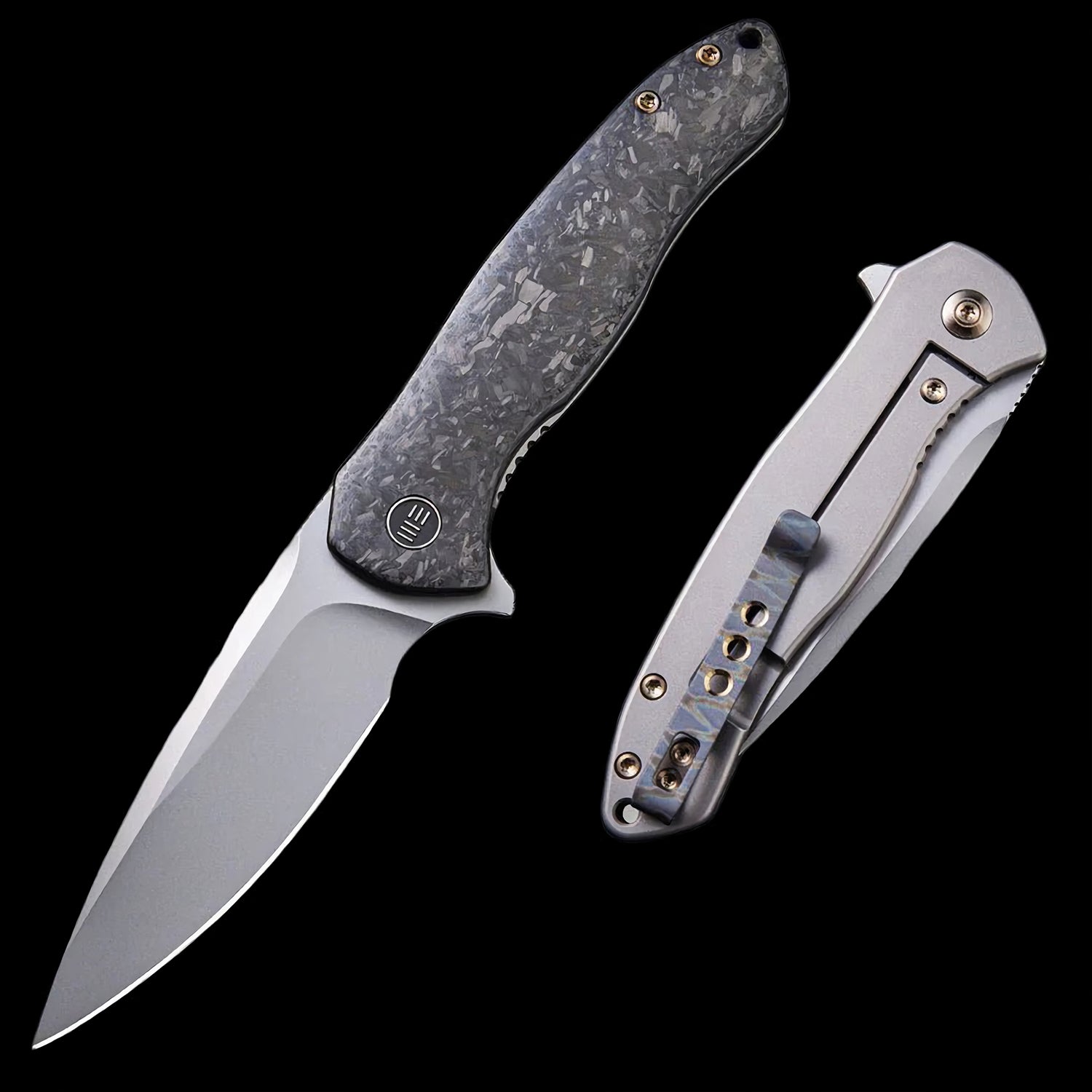 WE Knife Kitefin S35VN Pocket Knife - Carbon Fiber Handle