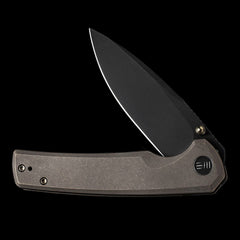 WE Knife Subjugator 20CV Flipper Pocket Knife - Bronze Titanium Handle