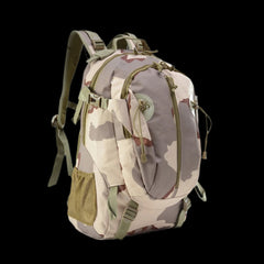 30L Molle Tactical Waterproof Backpack - Desert Camo