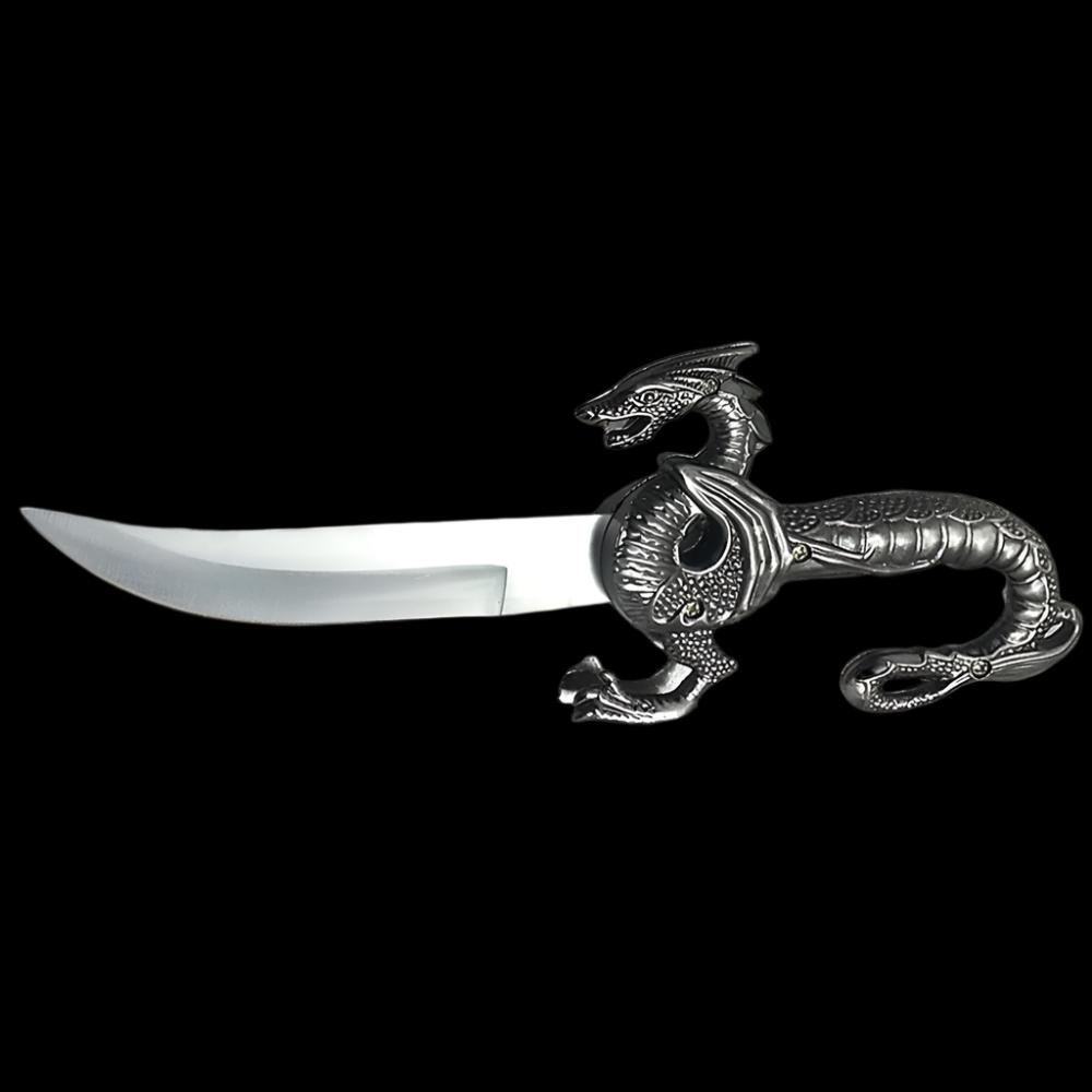 Wyvern Dragon Dagger Large 17" - Red (not sharp)