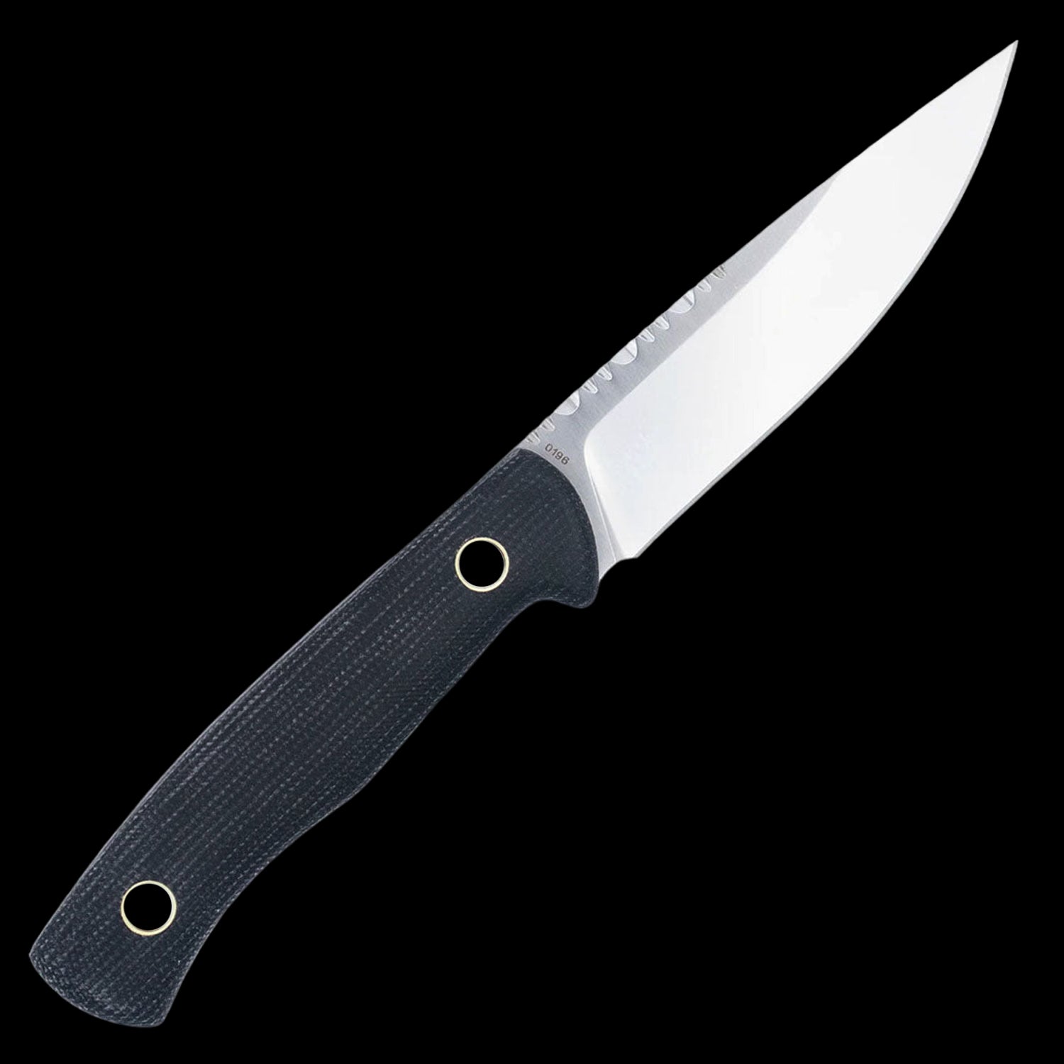 Cobratec Koonsman Fixed Blade Knife D2 - Black Micarata Scales