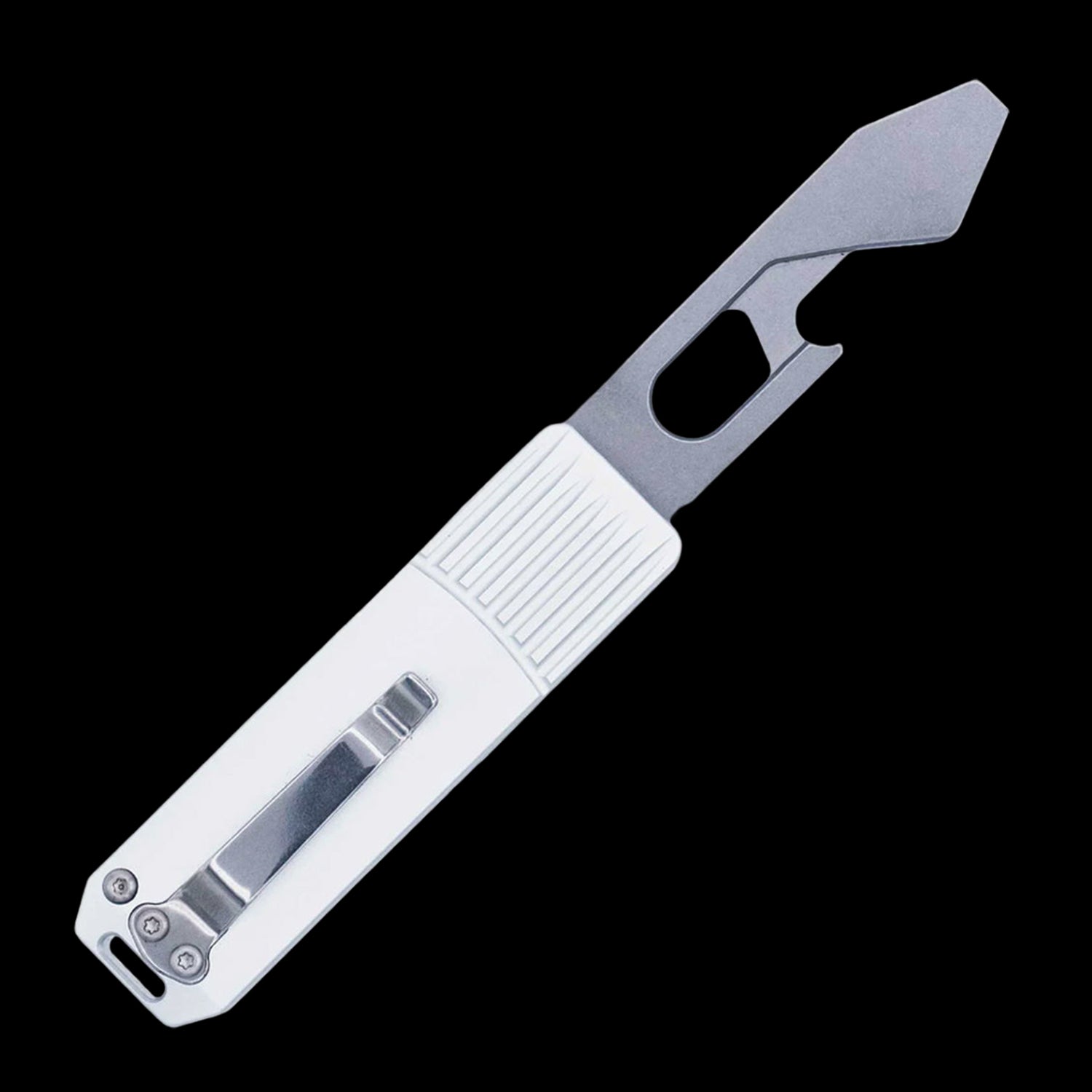 Cobratec Automatic Hidden Release Screwdriver Bottle Opener Multitool - Silver