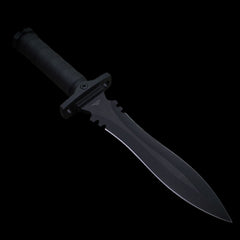 Combat Dagger Double Edge Fixed Blade Knife Black