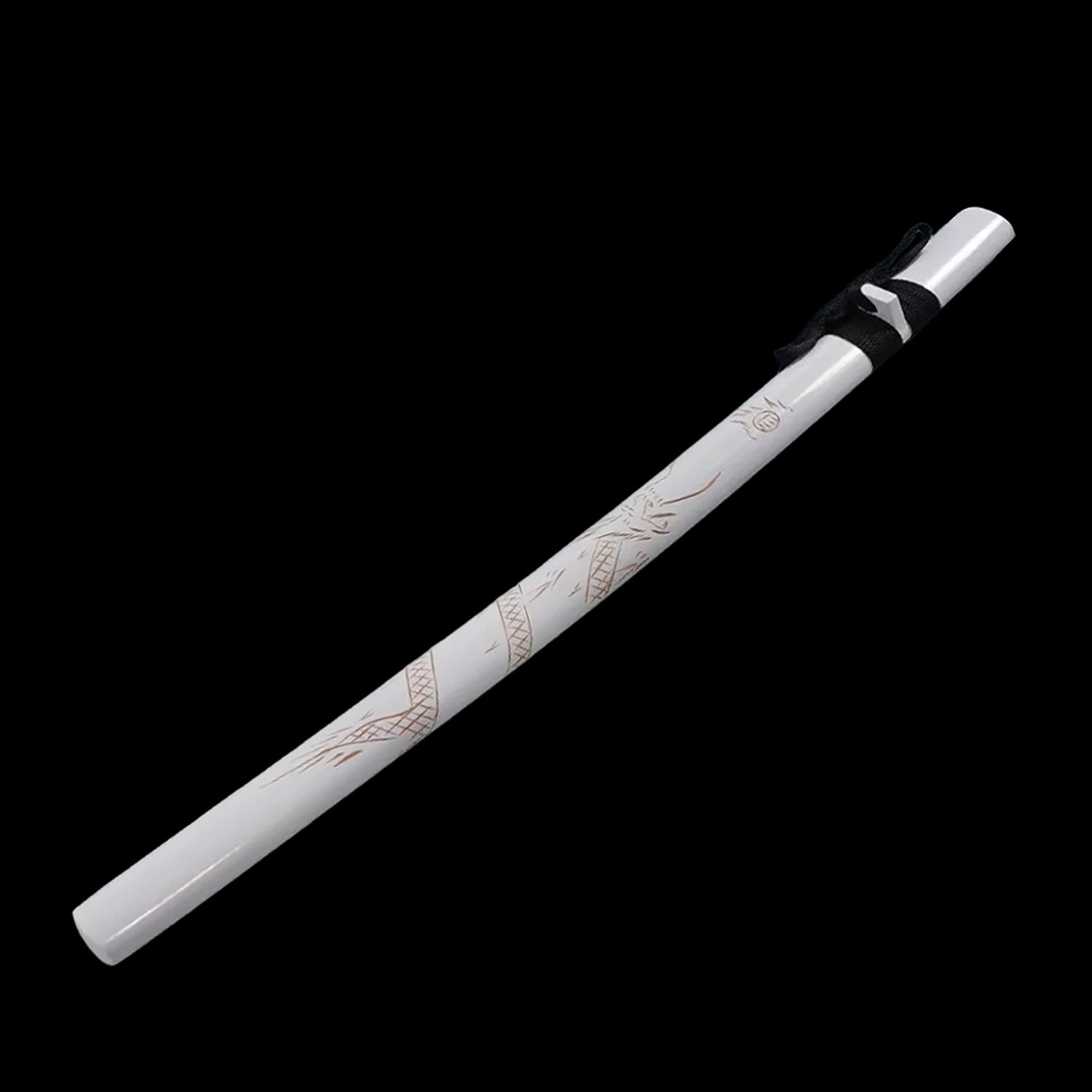 White Dragon Collectible Display Katana Sword (dull blade)