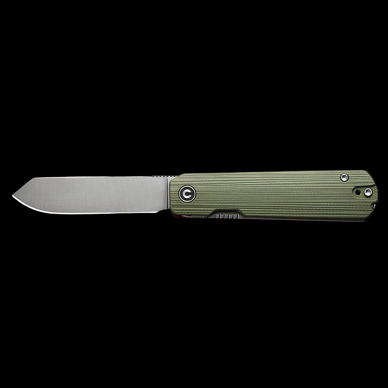 CIVIVI Sendy Nitro-V Steel Flipper Knife Green G10 Handle