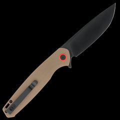 Cobratec Rath D2 Pocket Knife G10 Composite Brown