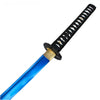 40" Handmade Battle Ready Blue Damascus Etched - Katana Sword