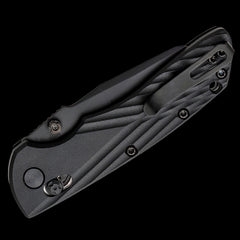 Hogue Deka MagnaCut Steel Black Wharncliffe Pocket Folder Black GFRP Handle