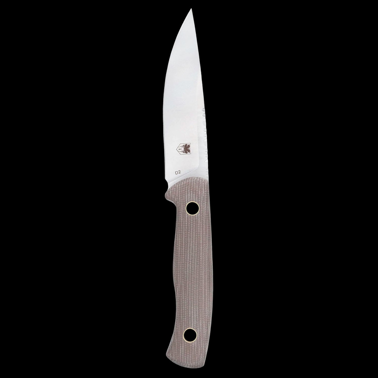 Cobratec Koonsman Fixed Blade Knife D2 - Tan Micarata Scales