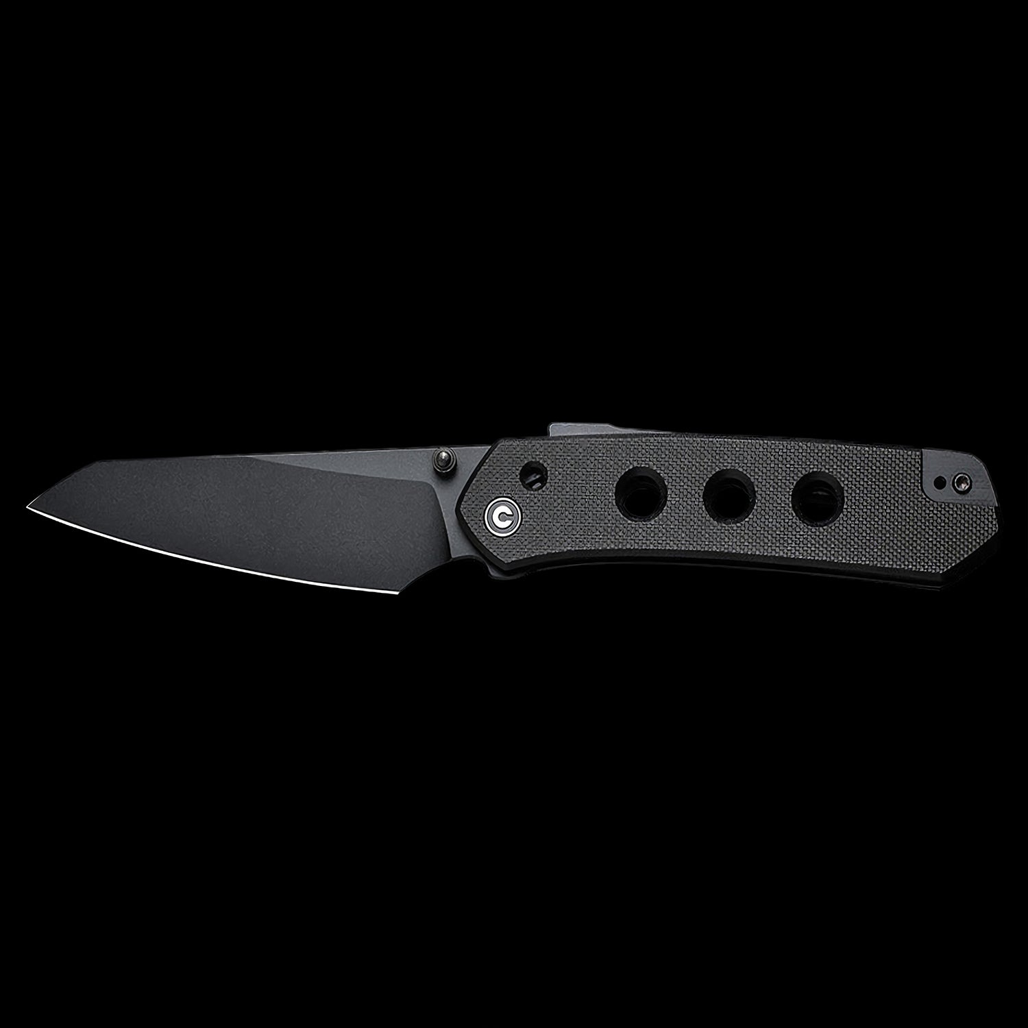 CIVIVI Vision FG Nitro-V Reverse Tanto Superlock Knife Black G10 Handle