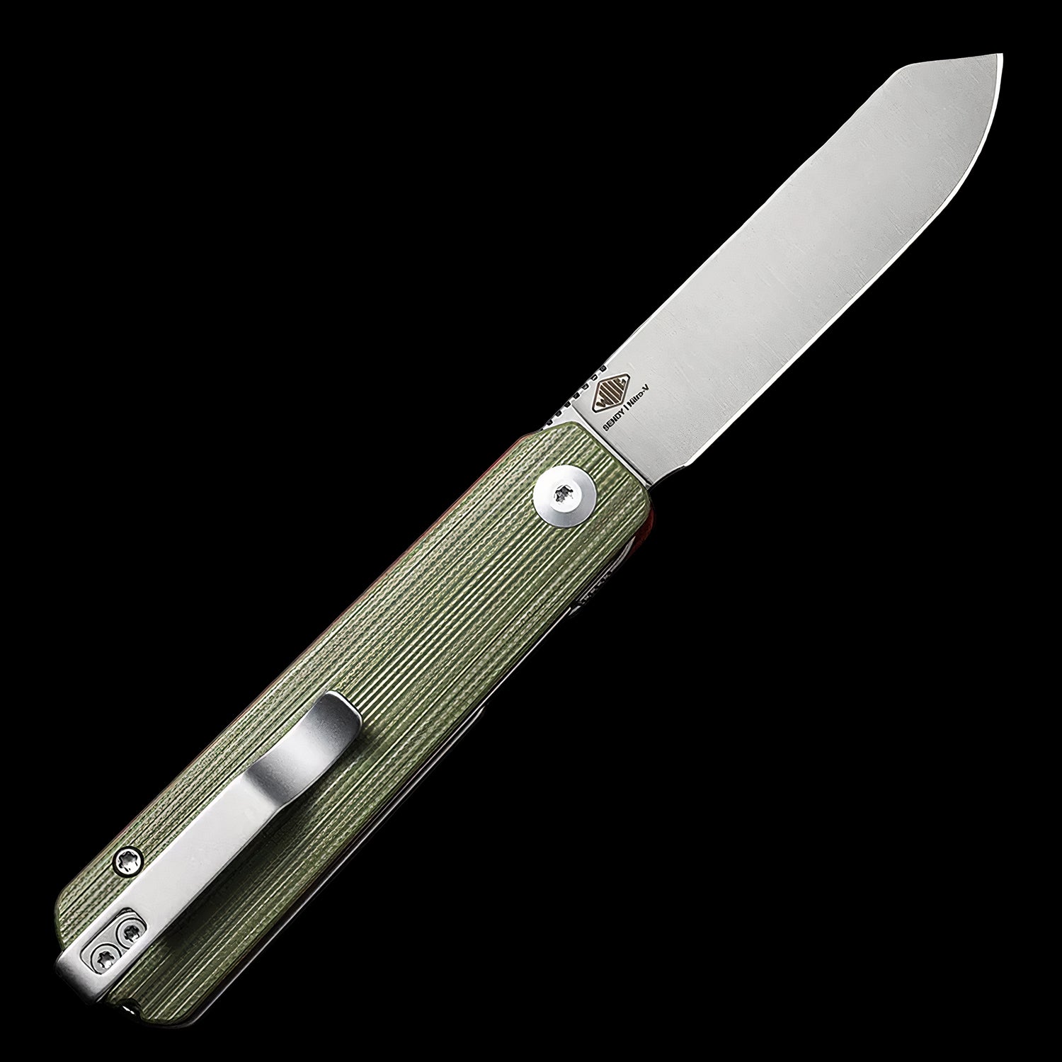 CIVIVI Sendy Nitro-V Steel Flipper Knife Green G10 Handle