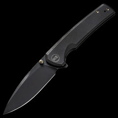 WE Knife Subjugator 20CV Flipper Pocket Knife - Black Titanium Handle