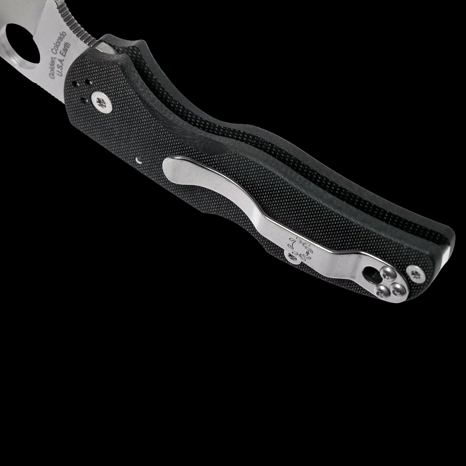 Spyderco Native 5 Pocket Knife S30V Black G10 Handle