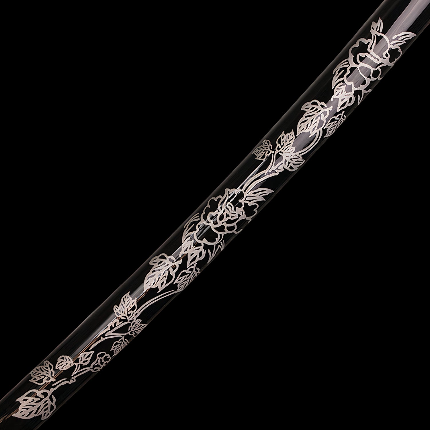 Onikiri Floral Samurai Katana Sword Battle Ready 1045 Steel Handmade