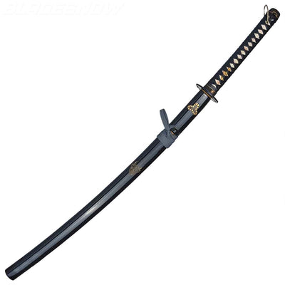 42" Handmade Battle Ready Samurai Katana Sword Black