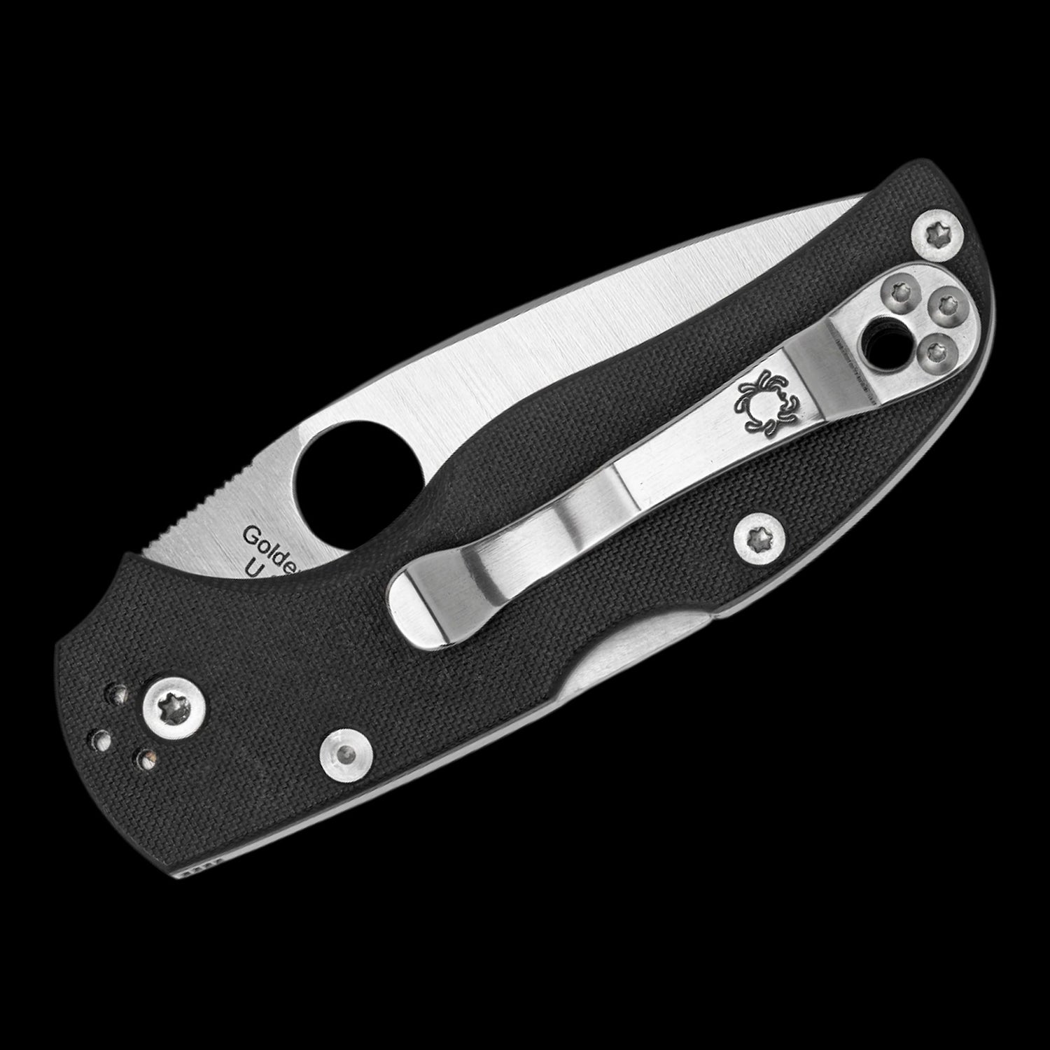 Spyderco Native 5 Pocket Knife S30V Black G10 Handle