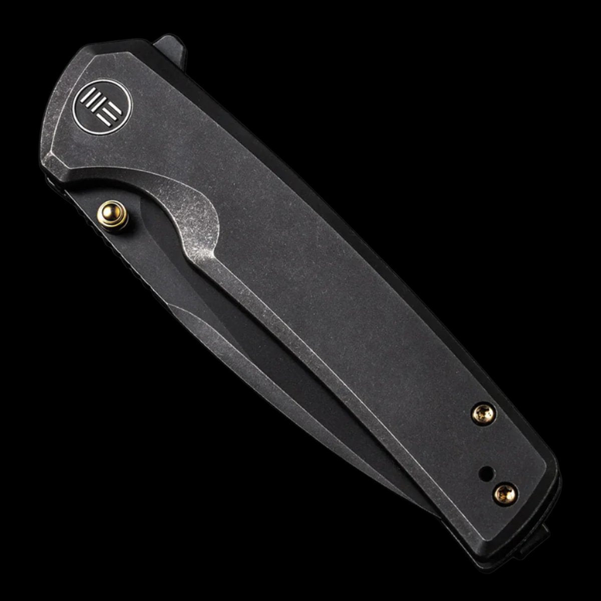 WE Knife Subjugator 20CV Flipper Pocket Knife - Black Titanium Handle