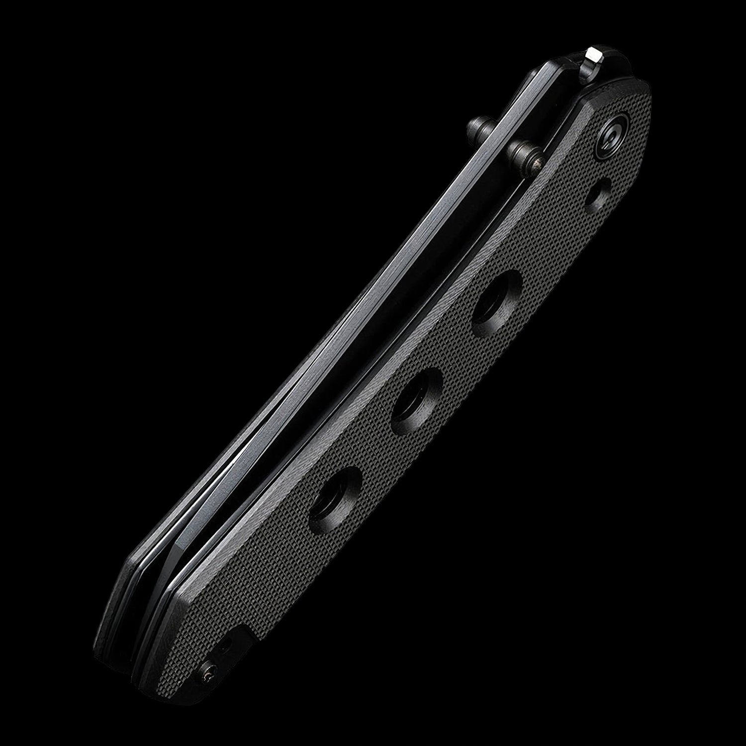 CIVIVI Vision FG Nitro-V Reverse Tanto Superlock Knife Black G10 Handle