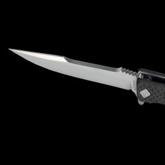 Ocaso Knives Solstice S35VN Satin Harpoon - Carbon Fiber