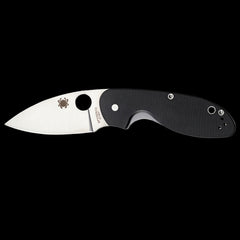 Spyderco Efficient Pocket Knife Black G10 Handle