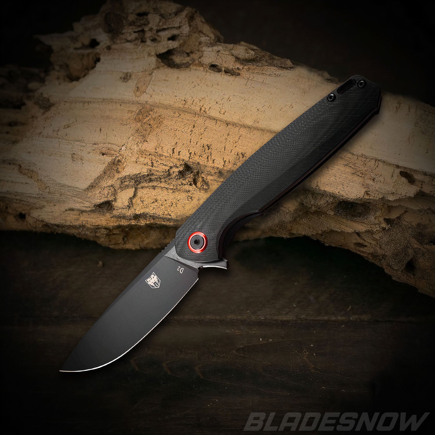 Cobratec Rath D2 Pocket Knife G10 Composite Black