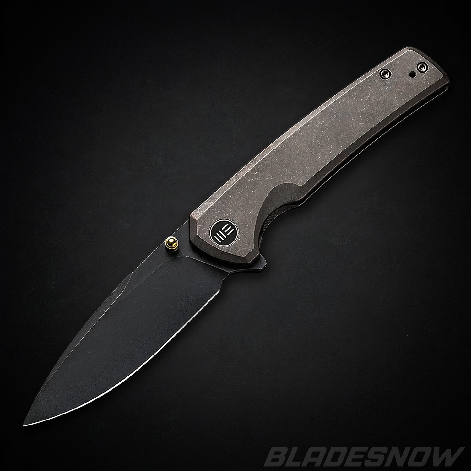 WE Knife Subjugator 20CV Flipper Pocket Knife - Bronze Titanium Handle