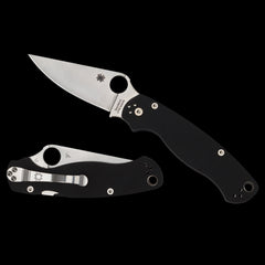 Spyderco Para Military 2 Pocket Knife S45VN Black G10 Handle