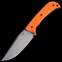 Hogue Extrak XL MagnaCut Stone Tumbled Fixed Blade Knife Orange G10 Handle