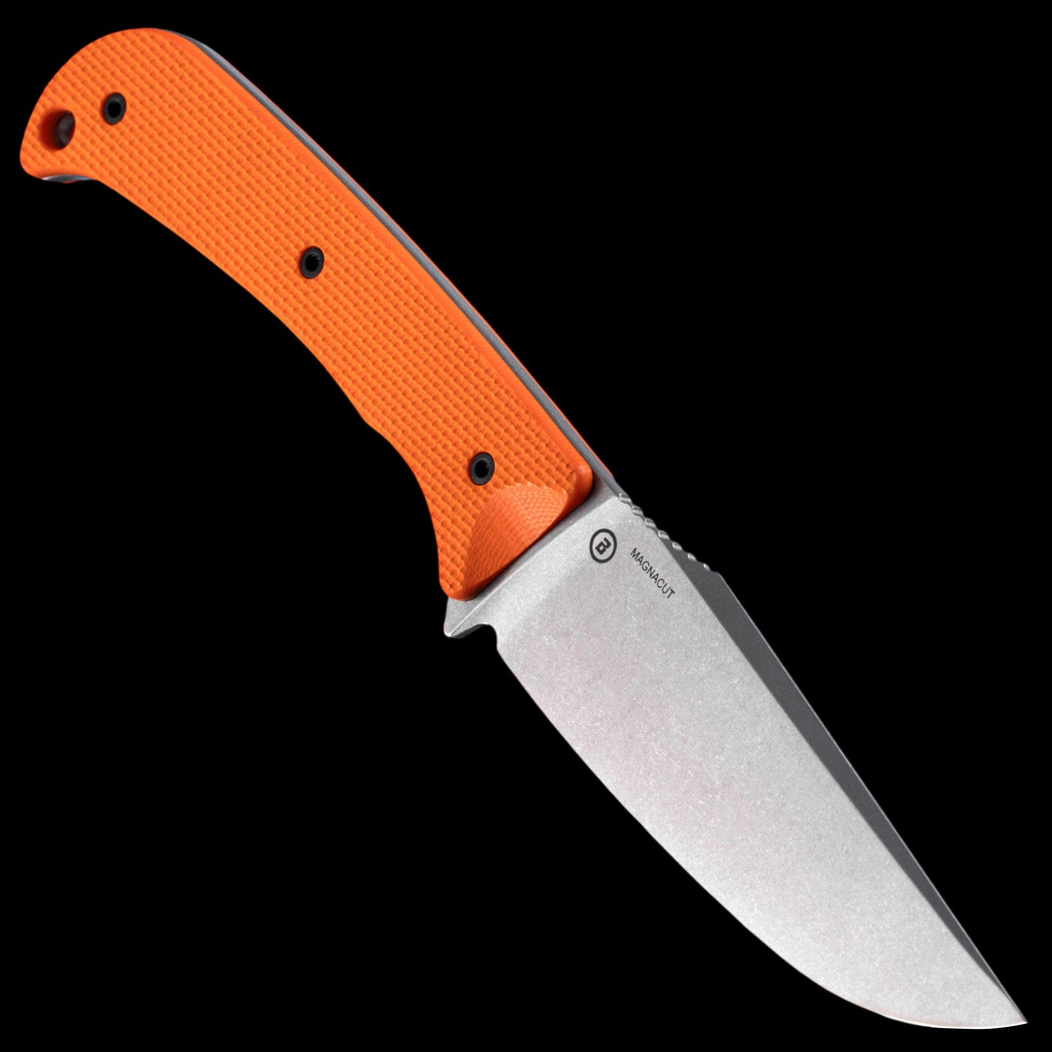 Hogue Extrak XL MagnaCut Stone Tumbled Fixed Blade Knife Orange G10 Handle