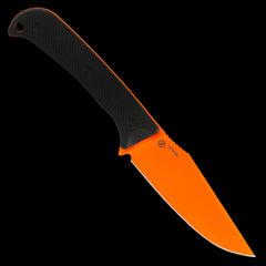 Hogue Extrak XL M4 Steel Orange Cerakote Fixed Blade Knife Black G10 Handle