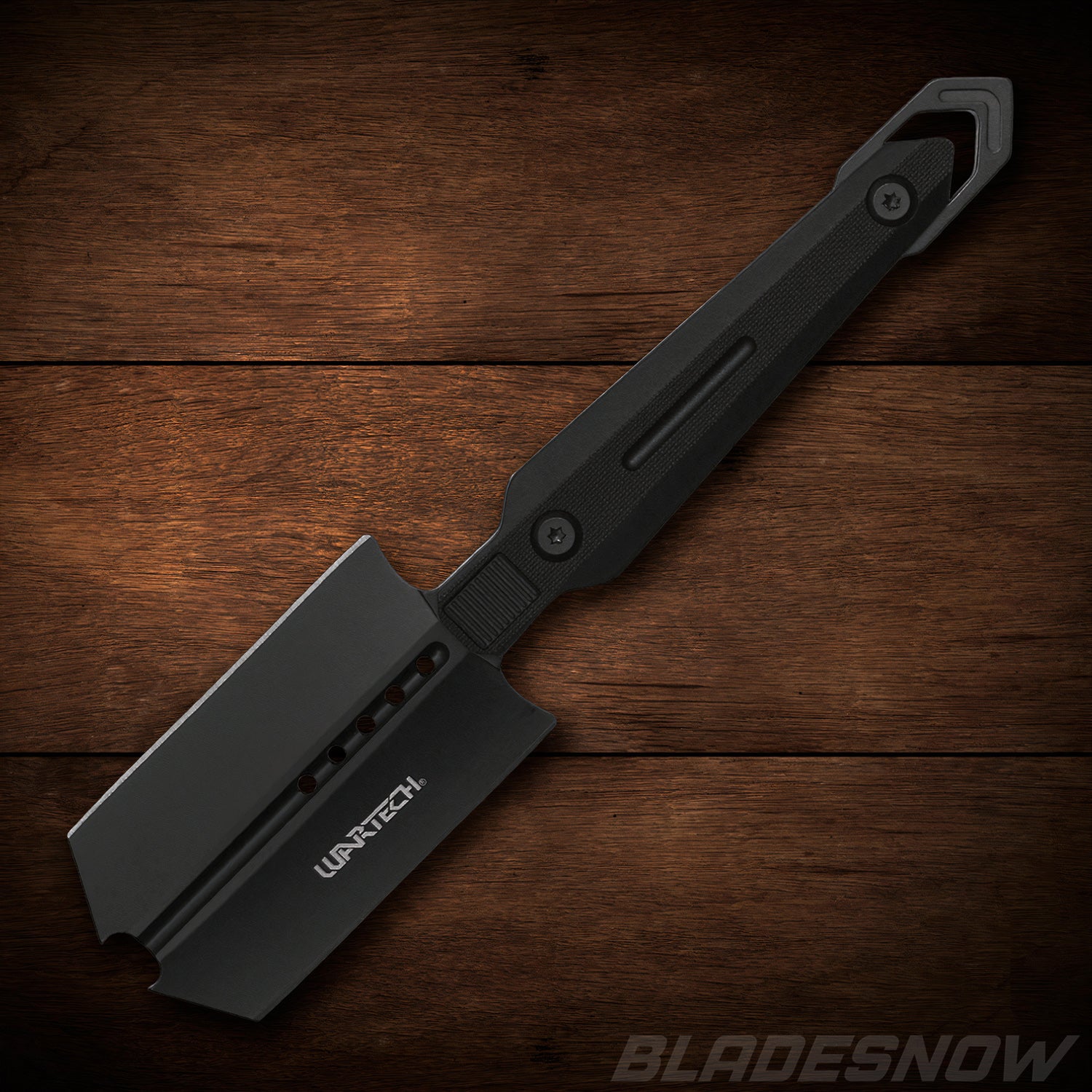 Shovel Style Black Full Tang Hunting Knife 7.75"