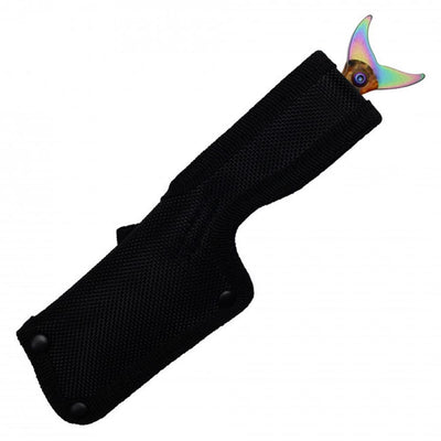 Bomber Shark Rainbow Fixed Blade Cleaver Knife