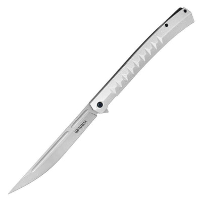 Giant 13" Spring Assisted Pocket Knife - Silver