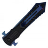 8" Spring Assisted Stiletto Pocket Knife - Blue