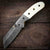 8.25" Genuine Damascus Steel Folding Pocket Knife