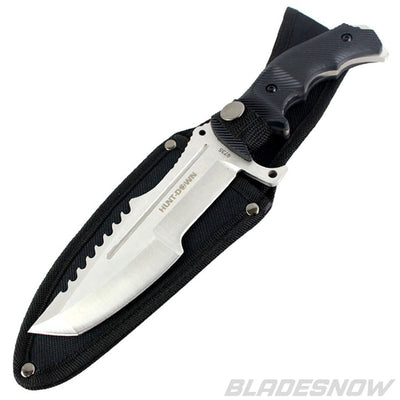 Tactical Fixed Blade Hunting Knife at bladesnow