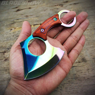 Rainbow Hunting Cleaver Tactical Axe