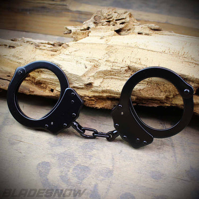 Professional grade handcuffs double locking