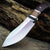2-Tone hunting knife partial tang 