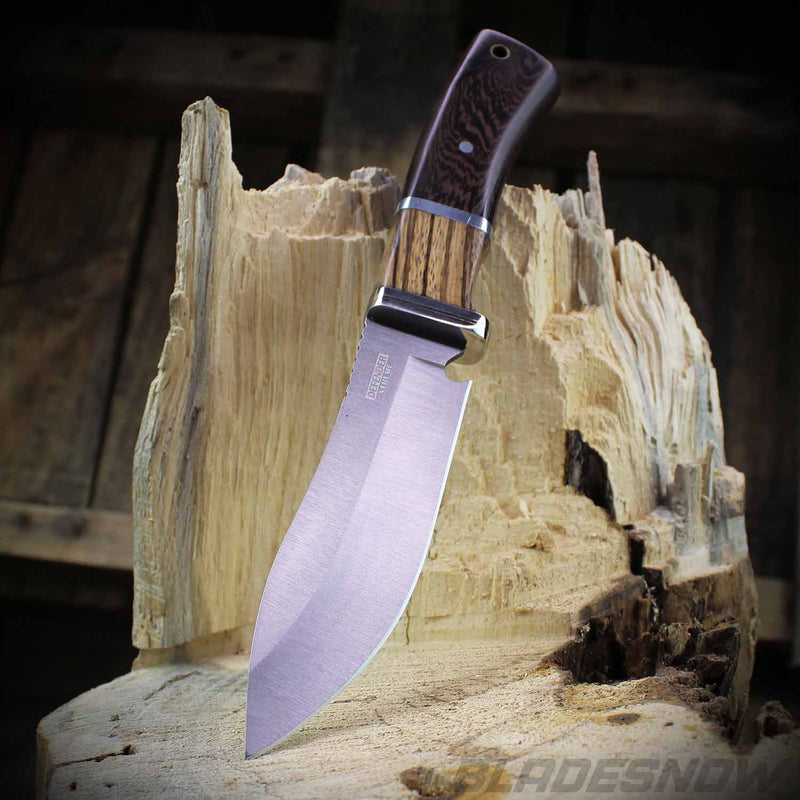 2-Tone hunting knife partial tang 