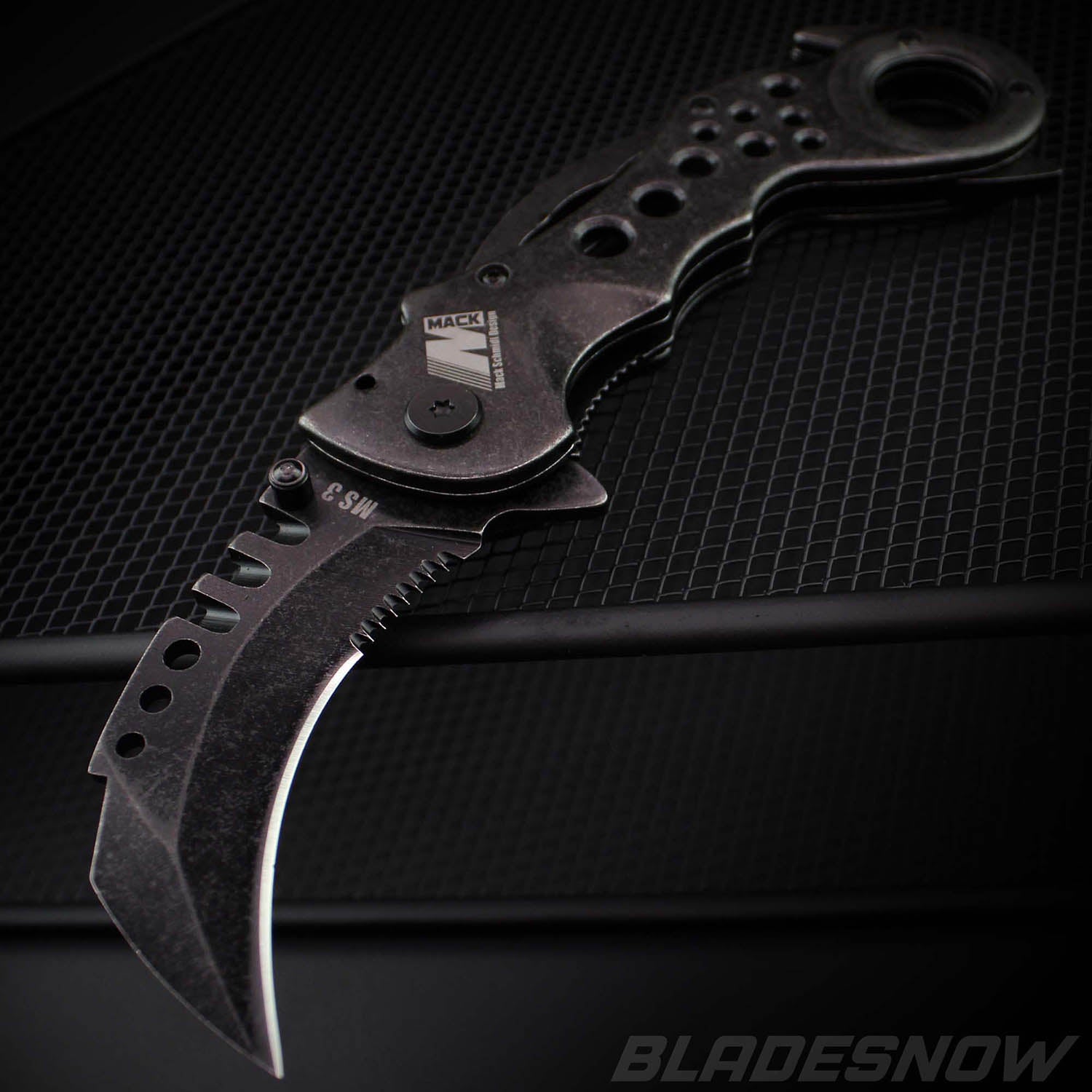 Mack Schmidt KARAMBIT Claw TACTICAL Multifunction ASSISTED Open Pocket Knife